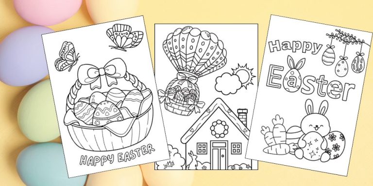 Free Printable Easter Coloring Pages for Kids feature