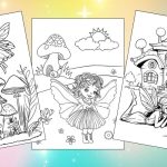 Free Printable Fairy Coloring Pages Feature