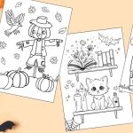 Free Printable Halloween Coloring Pages for Kids Feature 2