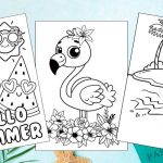 Free Printable Summer Coloring Pages for KidsPrintable blog feature