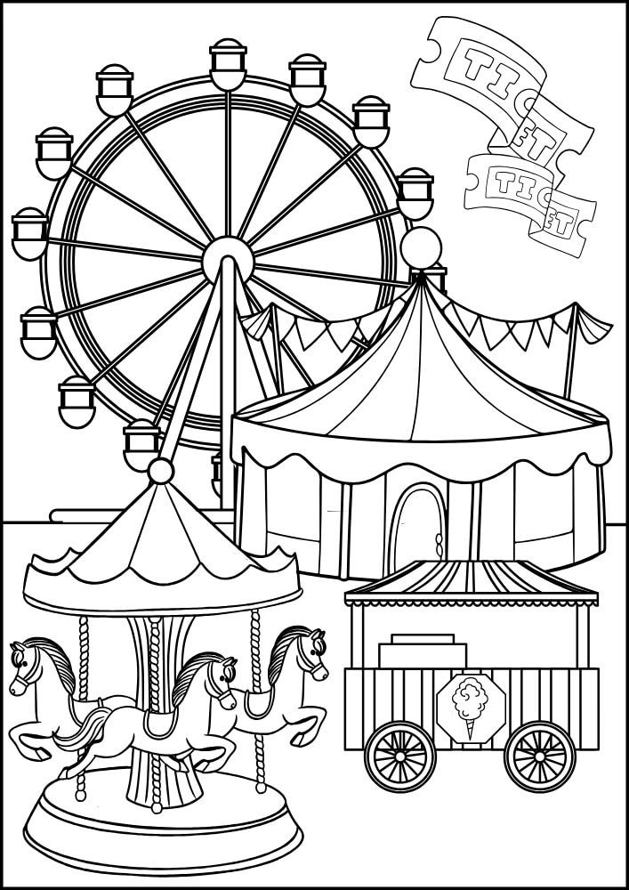 Free Printable Summer Coloring Pages for Kids - Aunty Michelle's