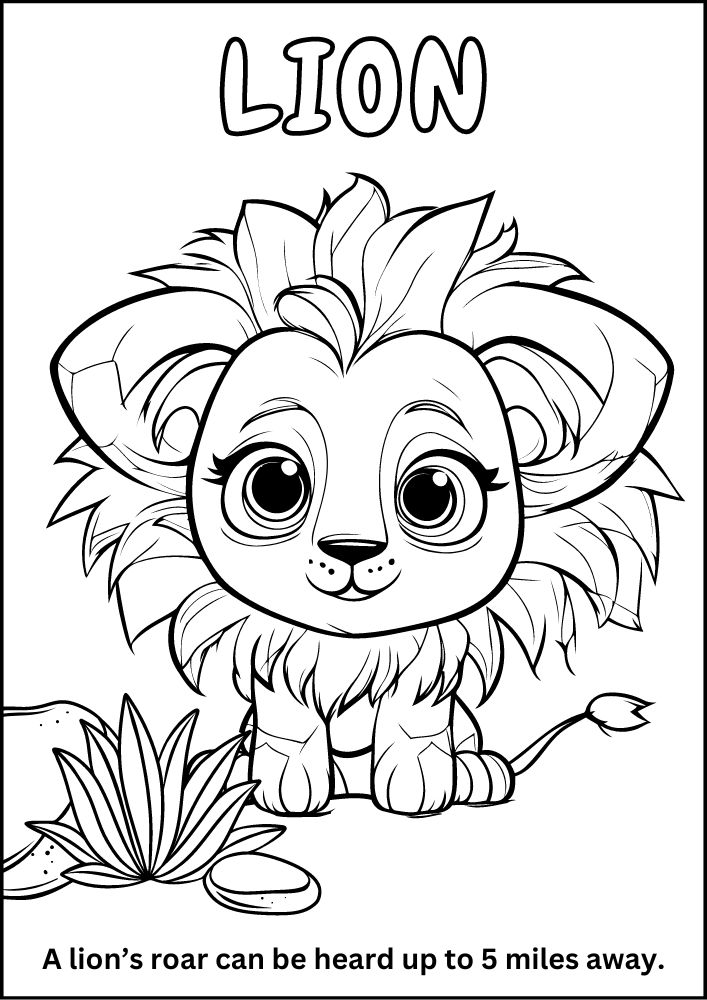 Free printable zoo coloring pages for kids printables coloring sheets pdf download colouring book animal animals wildlife wild life fun fact lion jungle cat 3 cute baby