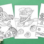 Free Printable Beach Coloring Pages for Kids blog feature