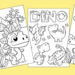 free printable dinosaur coloring pages for kids blog feature