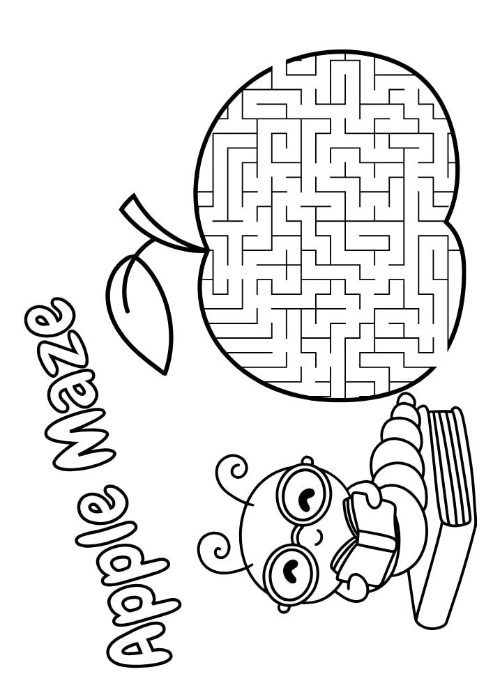 free printable back to school activities worksheets pdf download printout puzzle game maze apple