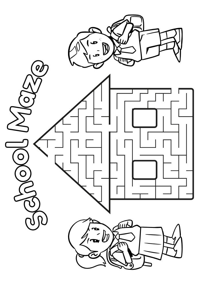 free printable back to school activities worksheets pdf download printout puzzle game maze