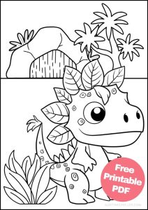 Free Printable Dinosaur Coloring Pages for Kids - Aunty Michelle's