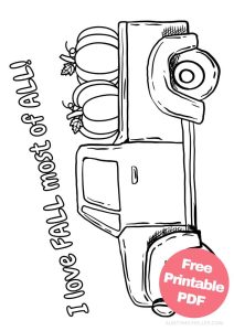 Free Printable Fall Coloring Pages for Kids - Aunty Michelle's