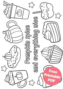 Free Printable Fall Coloring Pages for Kids - Aunty Michelle's