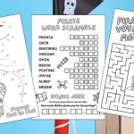 Free Printable Pirate Worksheets for Kids