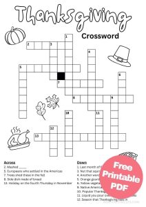 Free Printable Thanksgiving Activities for Kids - Aunty Michelle's