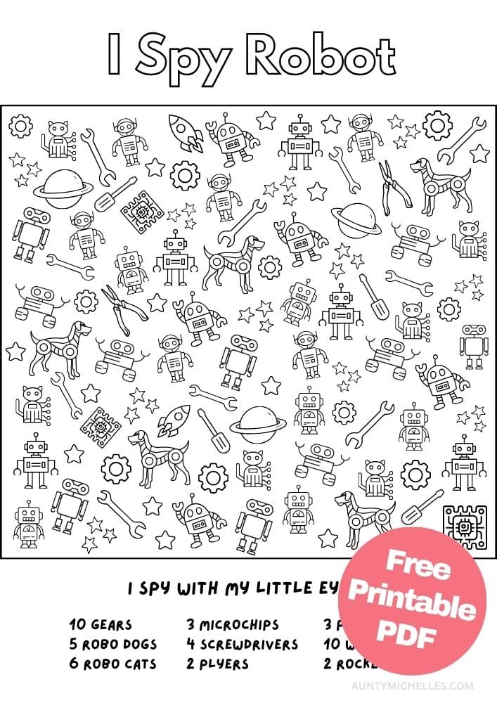 Robot I Spy Activity