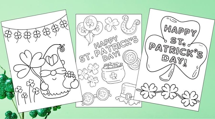 free printable st patricks day coloring pages for kids colouring book printout