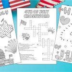 Free Printable 4th of July Worksheets for Kids