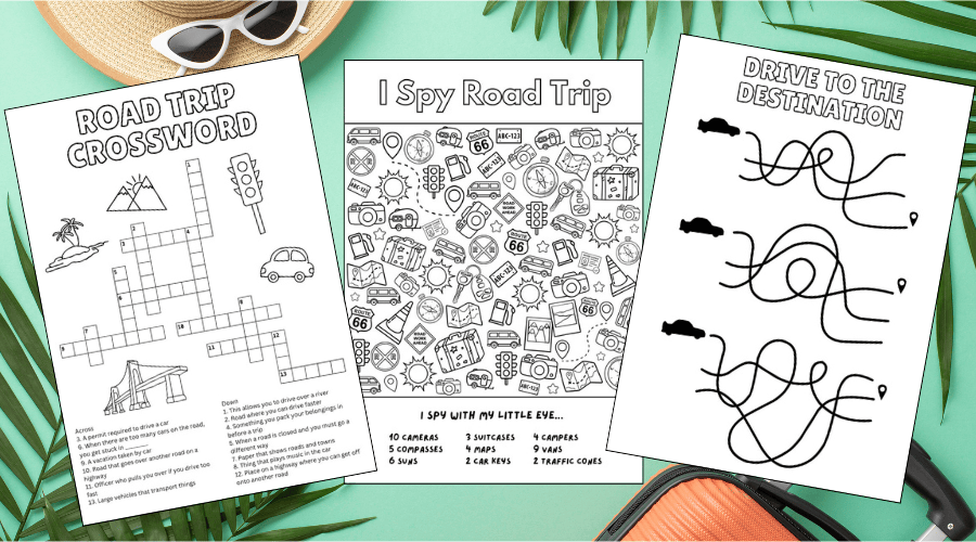 Free Printable Road Trip Activities for Kids