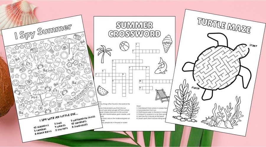 Free Printable Summer Activities for Kids