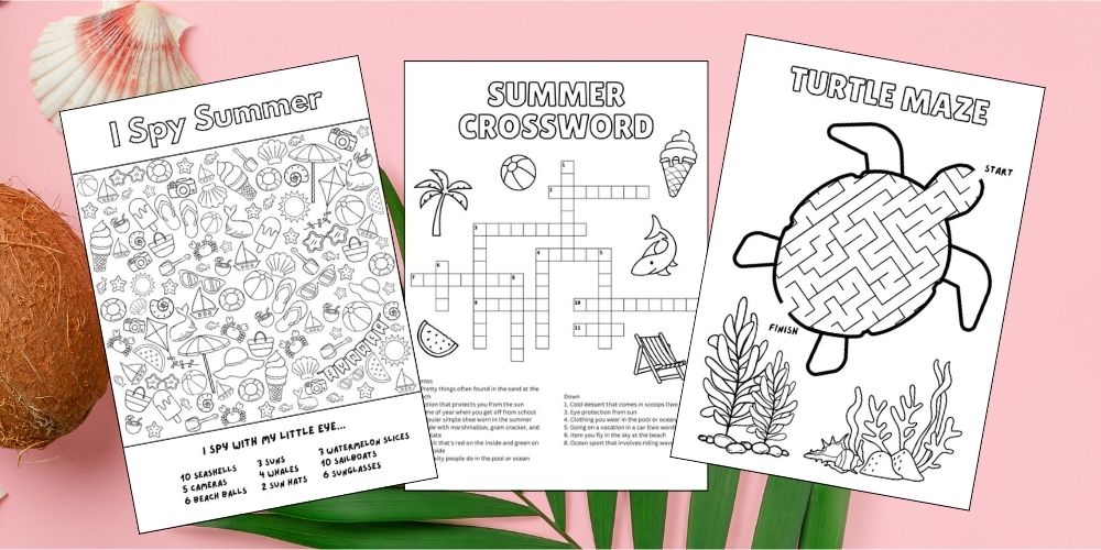 Free Printable Summer Activities for Kids