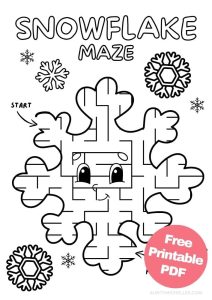 Free Printable Winter Activities for Kids - Aunty Michelle's