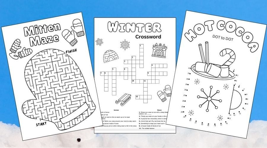 Free Printable Winter Activities for Kids