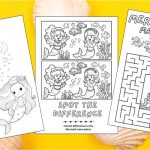 Free mermaid party printables for kids