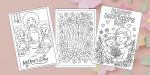 Free Printable Mother's Day Coloring Pages for Kids - Aunty Michelle's