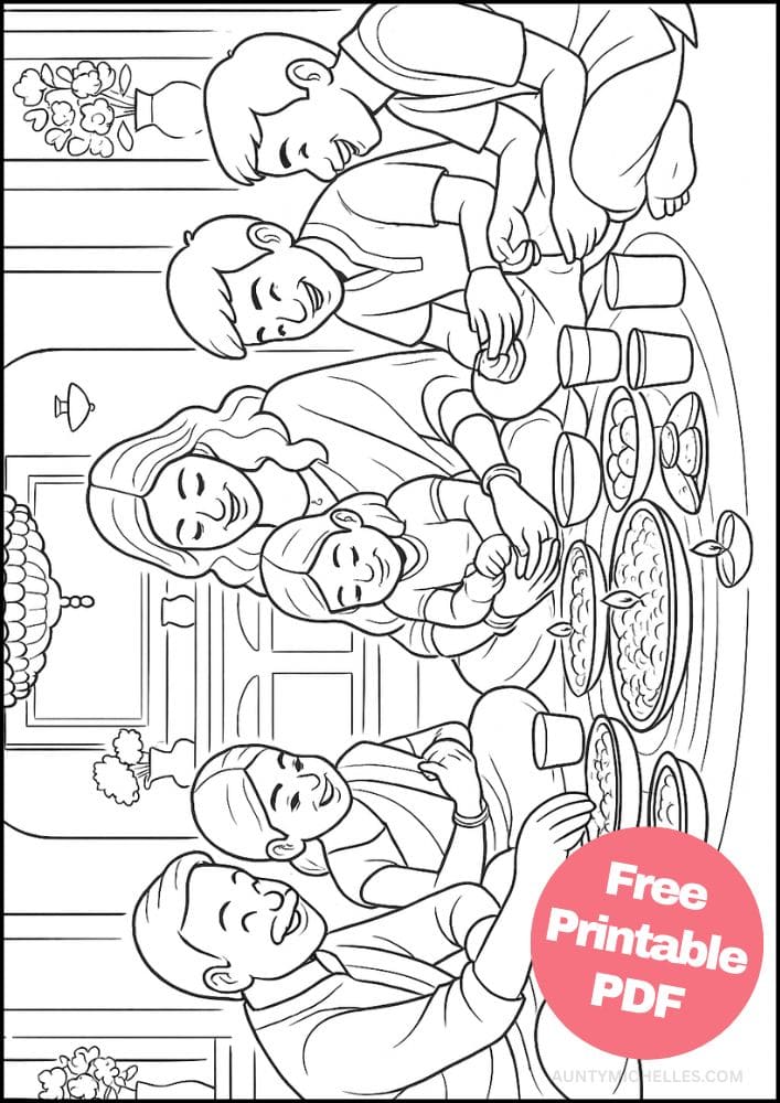 Free Printable Diwali Coloring Pages for Kids Tihar Colouring Book Printout Hindu Activities India Festival Feast with Family