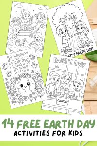 Free Printable Earth Day Coloring Pages for Kids, Sustainable Colouring Book, Go Green Printouts, Recycling, Upcycling, Composting, Gardening, Farming, Planting Trees, Hugging Trees, Beach Cleanup, Protect the Planet