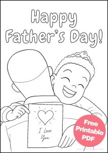 Free Printable Father's Day Coloring Pages for Kids - Aunty Michelle's