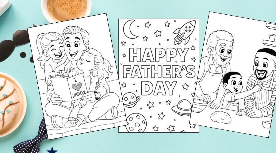 Free Printable Father's Day Coloring Pages for Kids