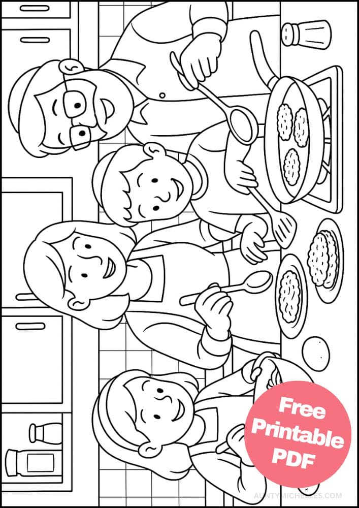 Free Printable Hanukkah Coloring Pages for Kids Chanukah Colouring Book Printout Jewish Activities family cooking