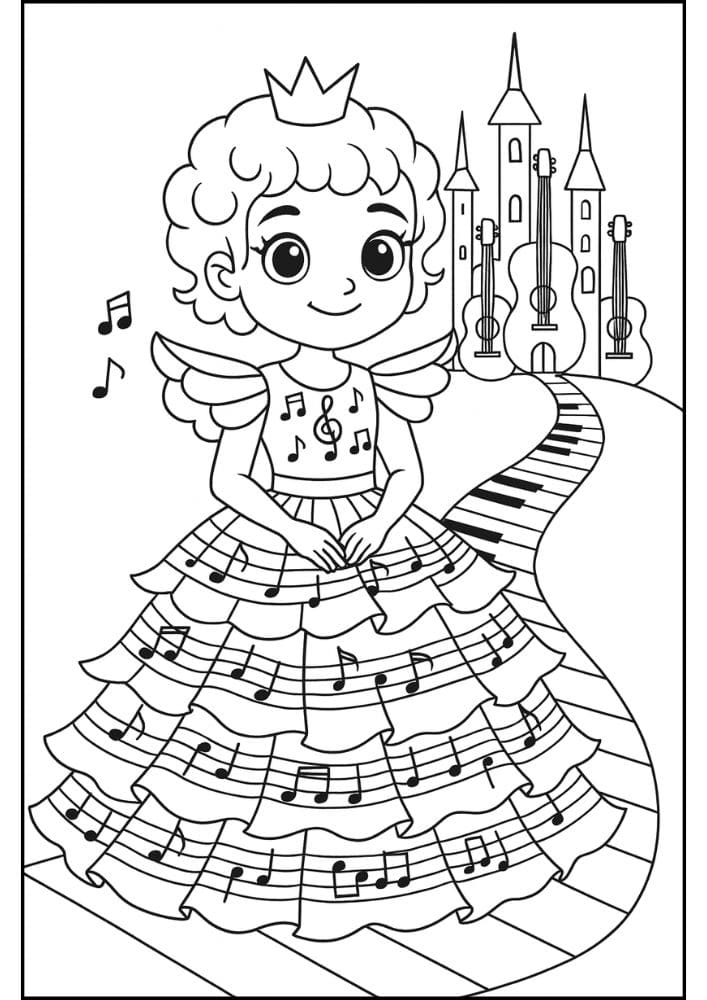 Free Printable Princess Coloring Pages for Kids Inclusive Colouring Book Printout jungle rainforest princess castle