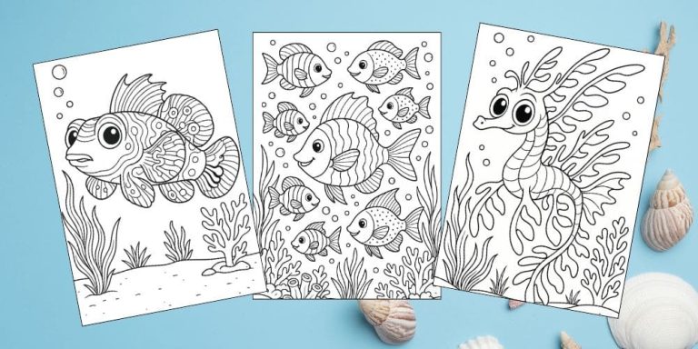 Free Printable Fish Coloring Pages for Kids