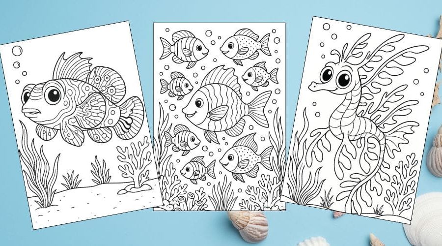 Free Printable Fish Coloring Pages for Kids
