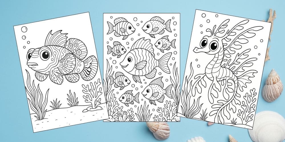 Free Printable Fish Coloring Pages for Kids