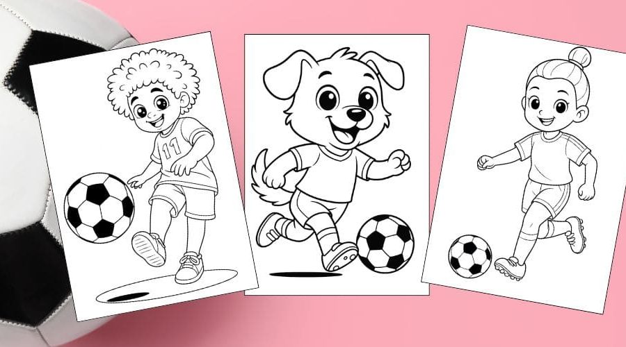 Free Printable Soccer Coloring Pages for Kids