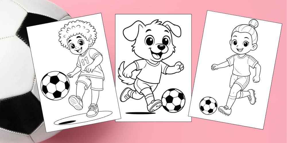 Free Printable Soccer Coloring Pages for Kids