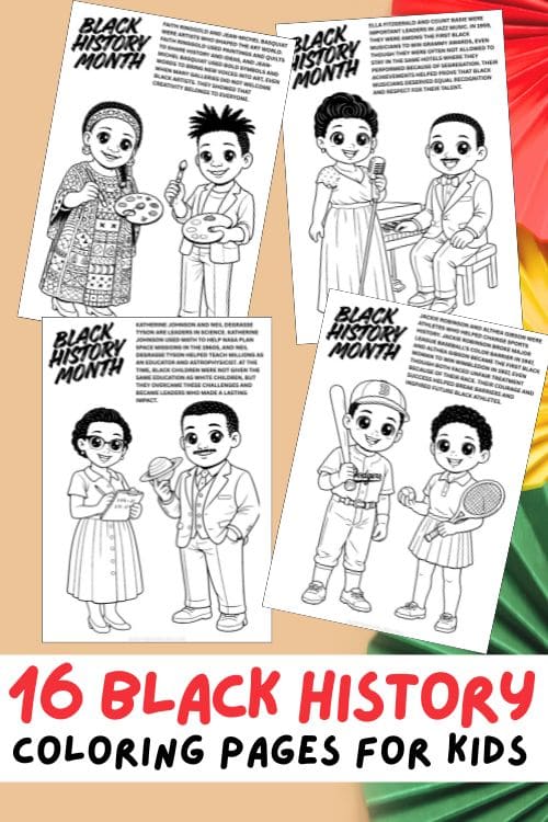 Free Printable Black History Month Coloring Pages for Kids - Aunty ...