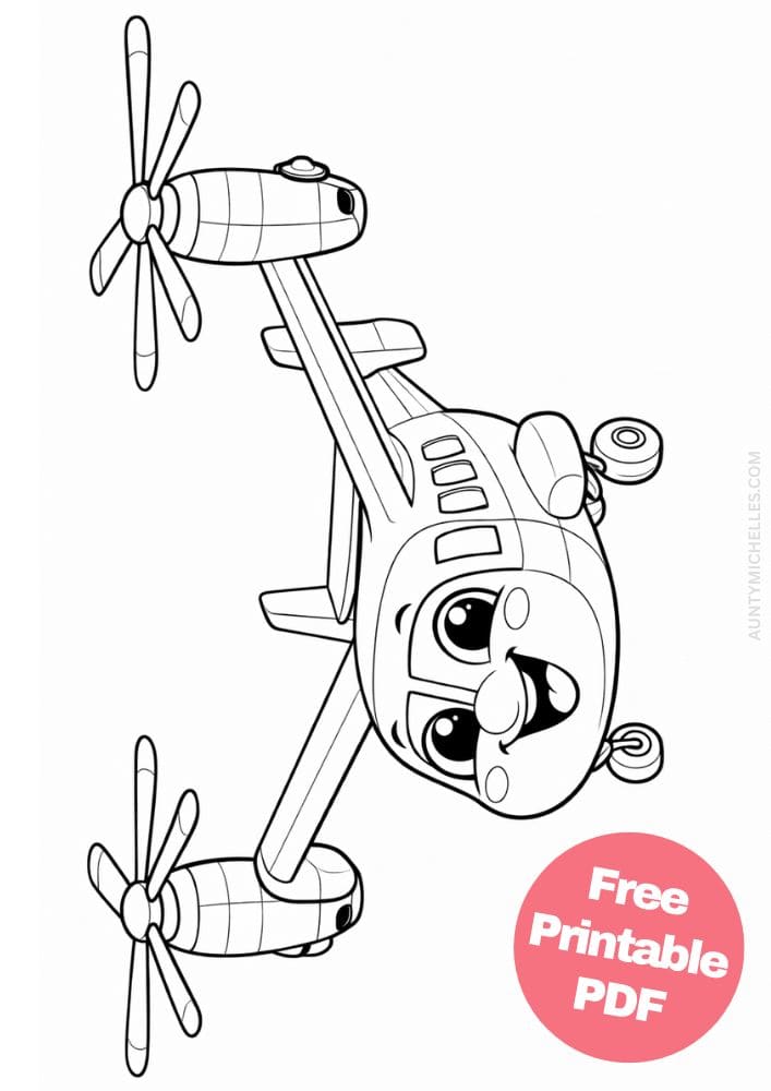 Free Printable Airplane Coloring Pages for Kids Plane Colouring Book Sheets Printout PDF Aircraft 6 tritroter