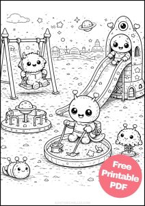 Alien Coloring Pages: 20 Free Printables for Kids - Aunty Michelle's