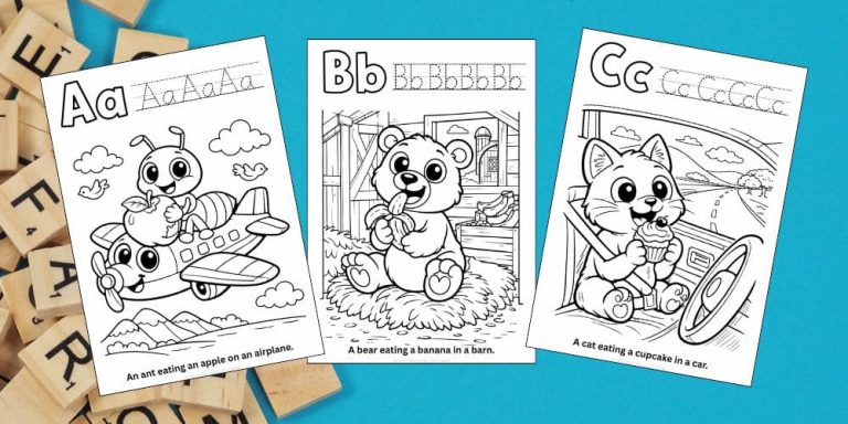 Free Printable Alphabet Coloring Pages for Kids