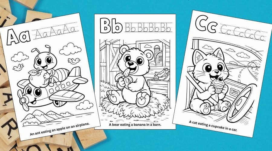 Free Printable Alphabet Coloring Pages for Kids