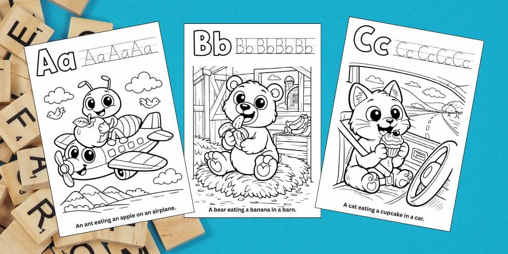 Free Printable Alphabet Coloring Pages for Kids