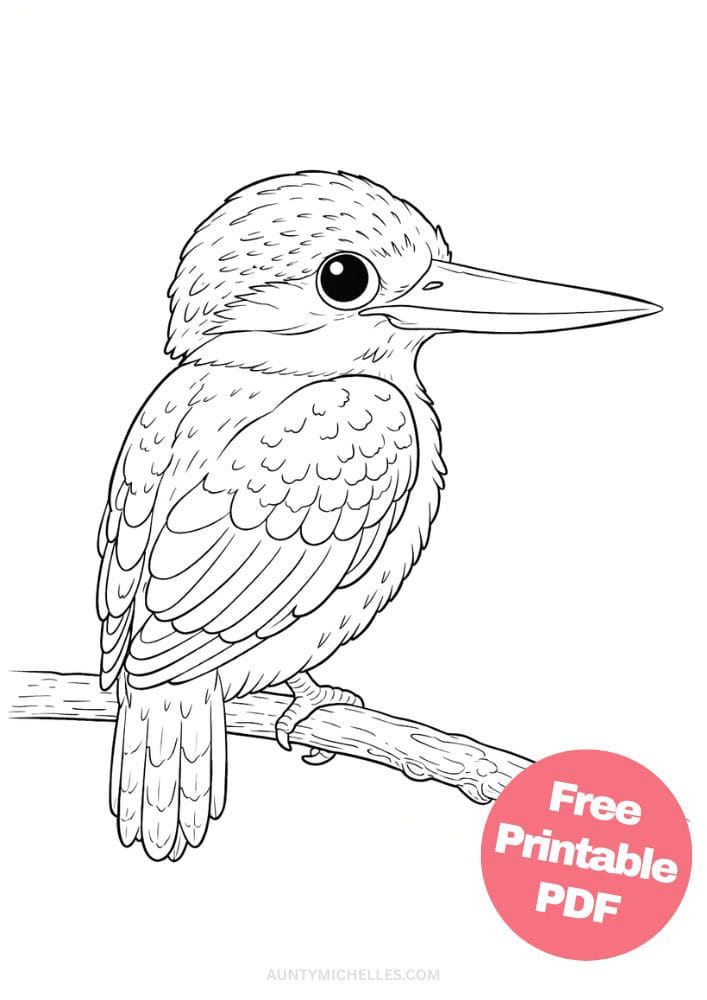 Free Printable Bird Coloring Pages for Kids Animal Activities Colouring Sheets 4 kingfisher