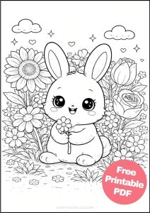 Free Printable Flower Coloring Pages for Kids - Aunty Michelle's
