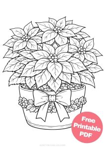 Free Printable Flower Coloring Pages for Kids - Aunty Michelle's