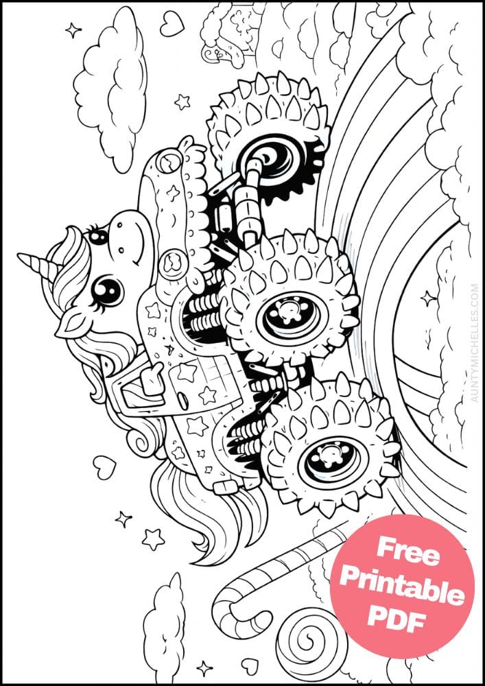 Free Printable Monster Truck Coloring Pages for Kids Activities Colouring Sheets 20 unicorn cute girly