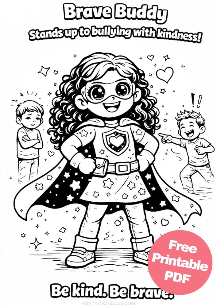 Free Printable Superhero Coloring Pages for Kids Super Power Activities Colouring Sheets 17 brave buddy