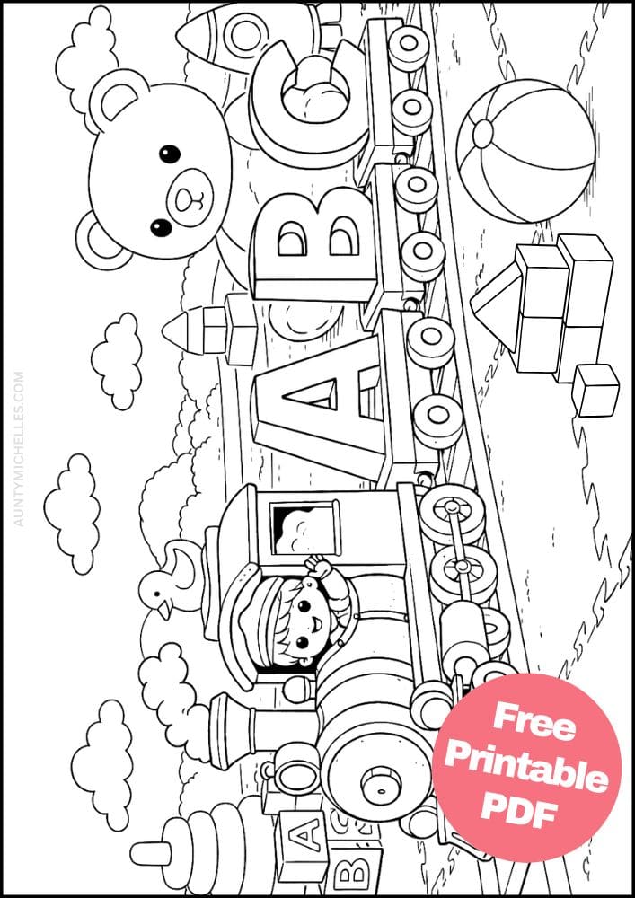Free Printable Train Coloring Pages for Kids Activities Colouring Sheets 17 ABC toyland