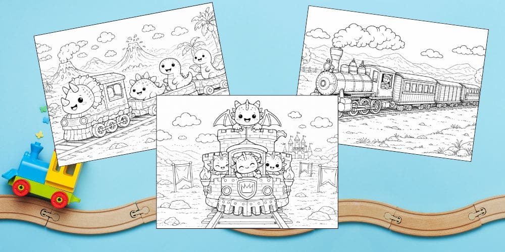 Free Printable Train Coloring Pages for Kids Activities Colouring Sheets
