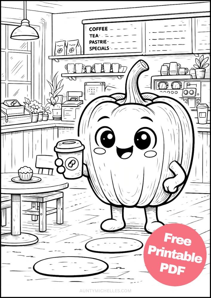 Free Printable Vegetable Coloring Pages for Kids Food Village Activities Colouring Sheets 10 capsicum pepper cafer